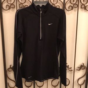 Nike Dri-Fit Black half zip